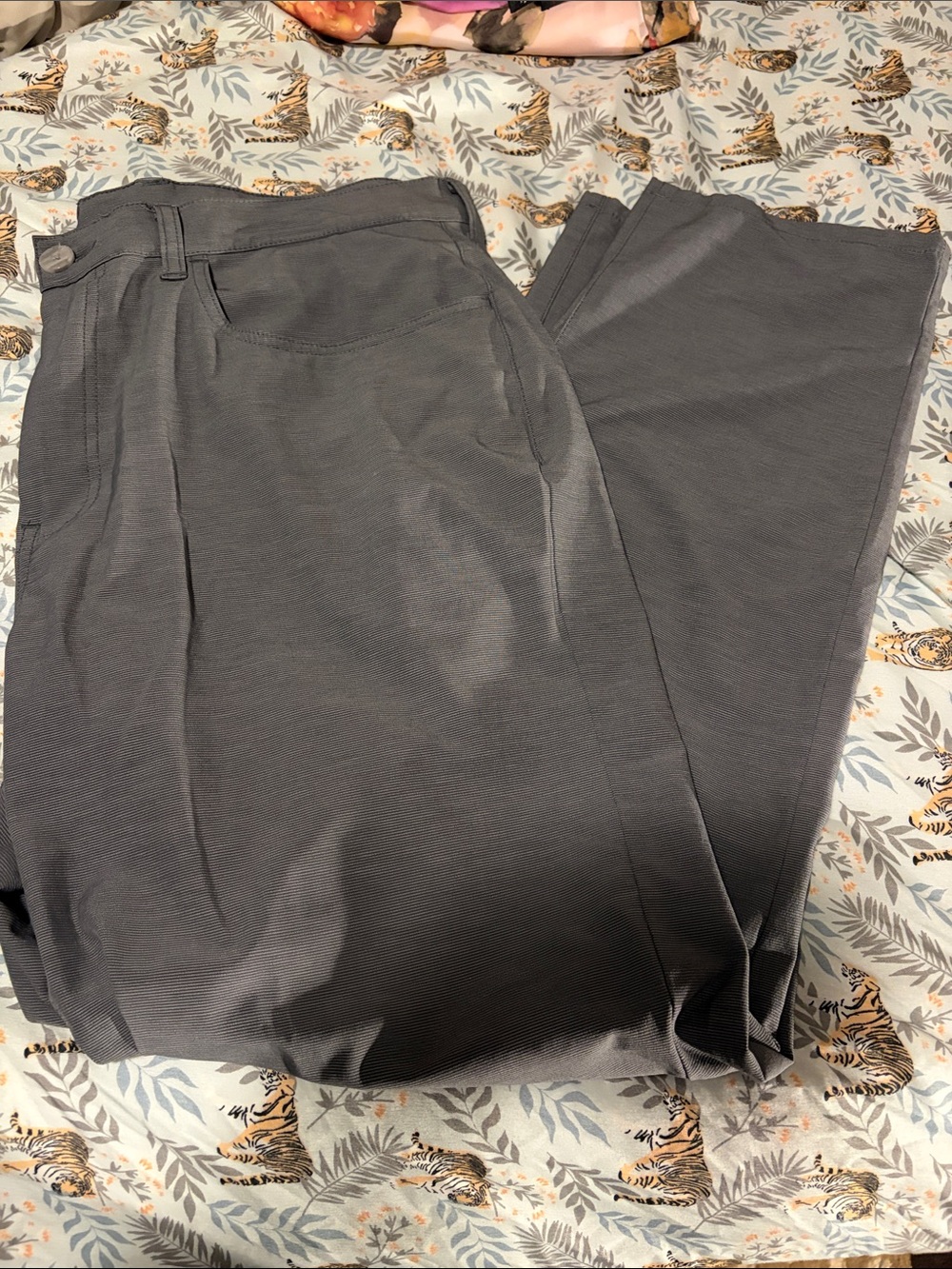 Men's Callaway Straight-Leg Pants in Charcoal Gray - 36x30